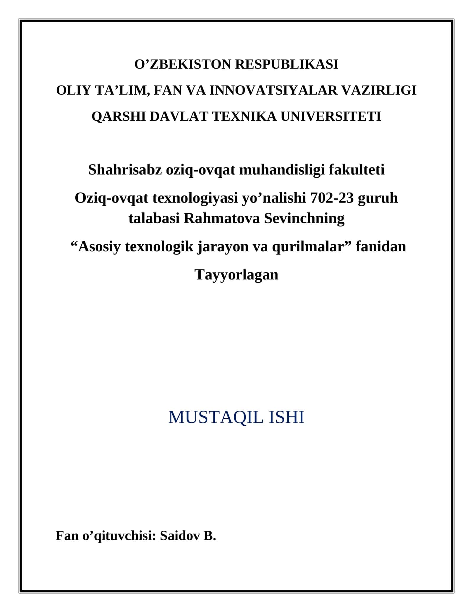 Don mahsulotlarini ekistruderlash jarayonining texnalogik sxemasi 1