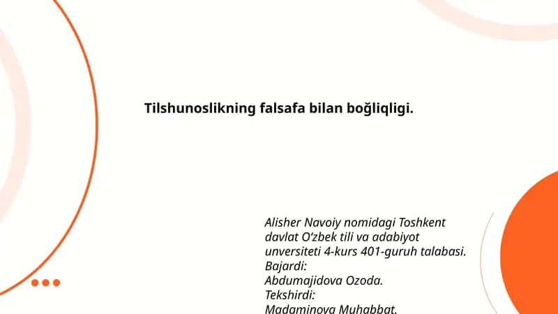 Tilshunoslikning falsafa bilan boğliqligi 1