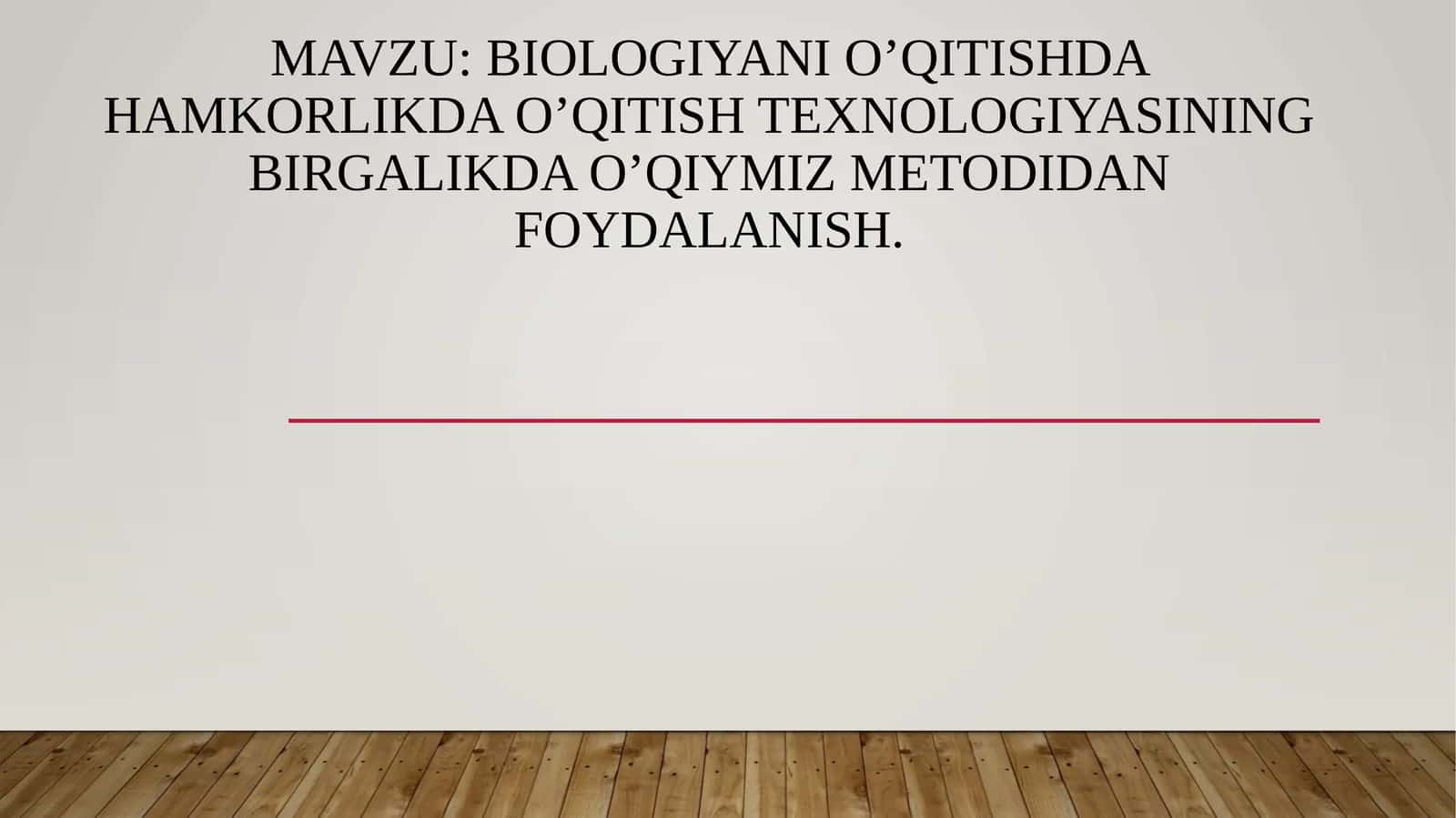 Biologiyanio’qitishdahamkorlikdao’qitishtexnologiyasiningbirgalikdao’qiymizmetodidanfoydalanish 1