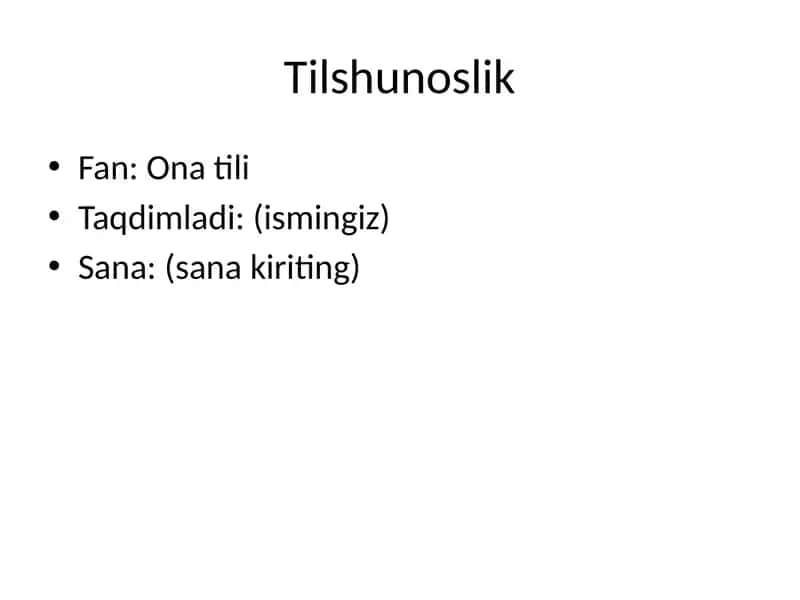 Tilshunoslik 1