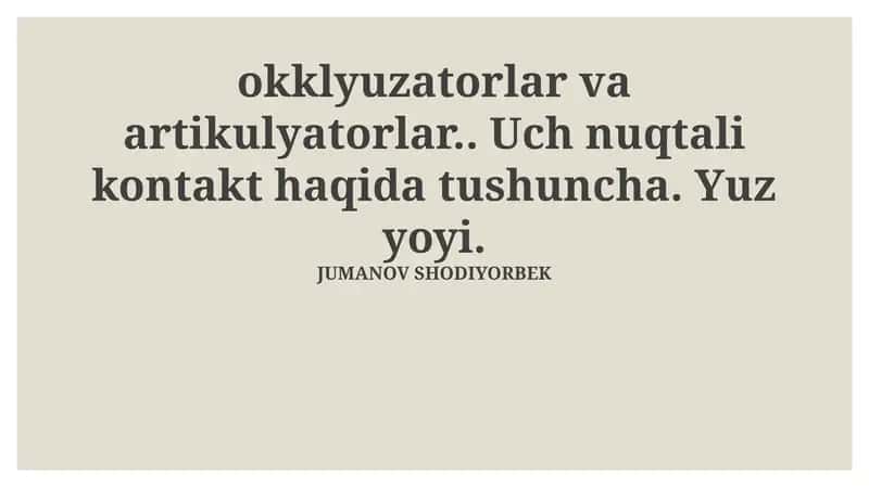 Uch Nuqta Kontaktsiyasi Konsepsiyasi 1