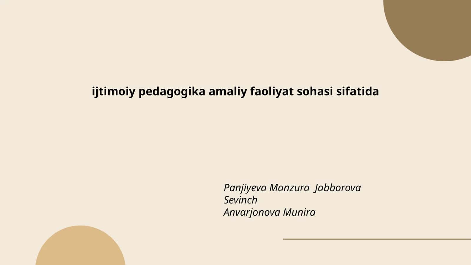 Ijtimoiy pedagogika amaliy faoliyat sohasi sifatida 1