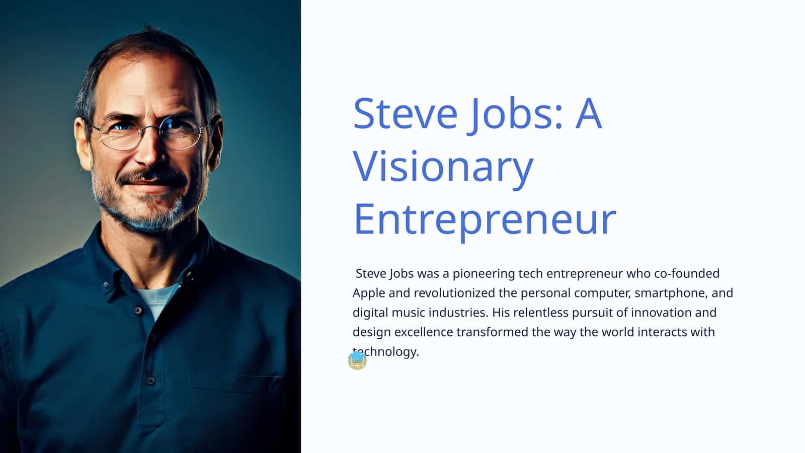 Steve Jobs: A Visionary Entrepreneur 1