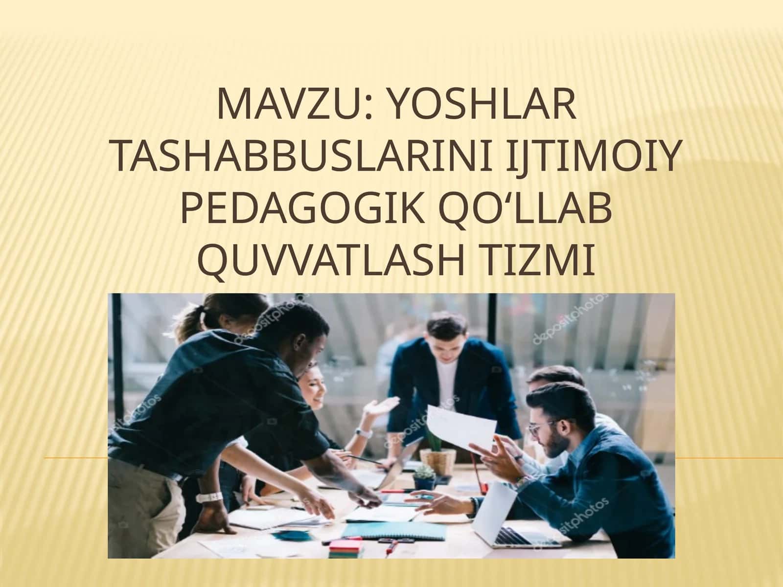 Yoshlar tashabbuslarini ijtimoiy pedagogik qoʻllab quvvatlash tizmi 1
