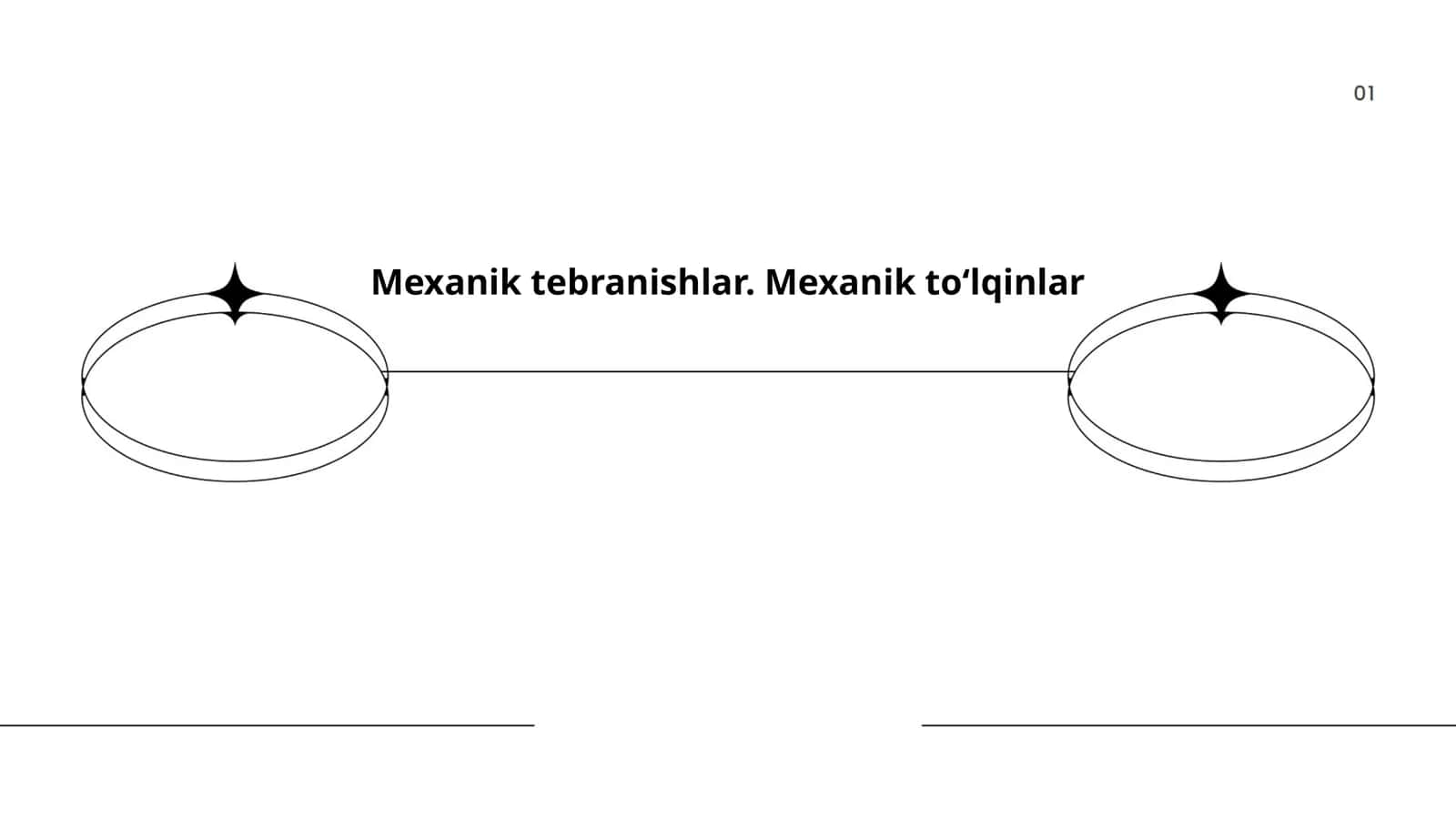Mexanik tebranishlar. Mexanik toʻlqinlar 1