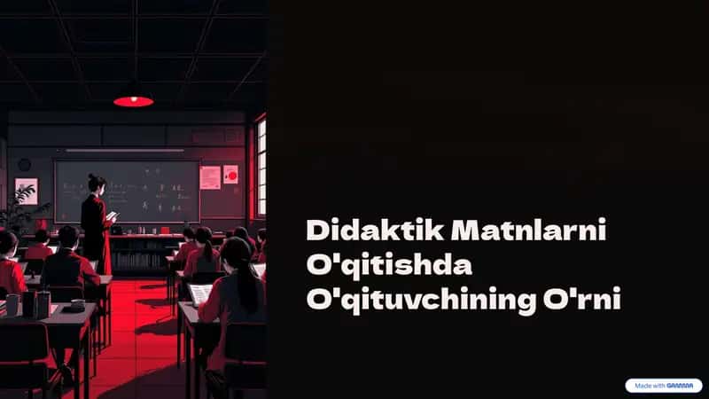 Didaktika ta'rifi 1
