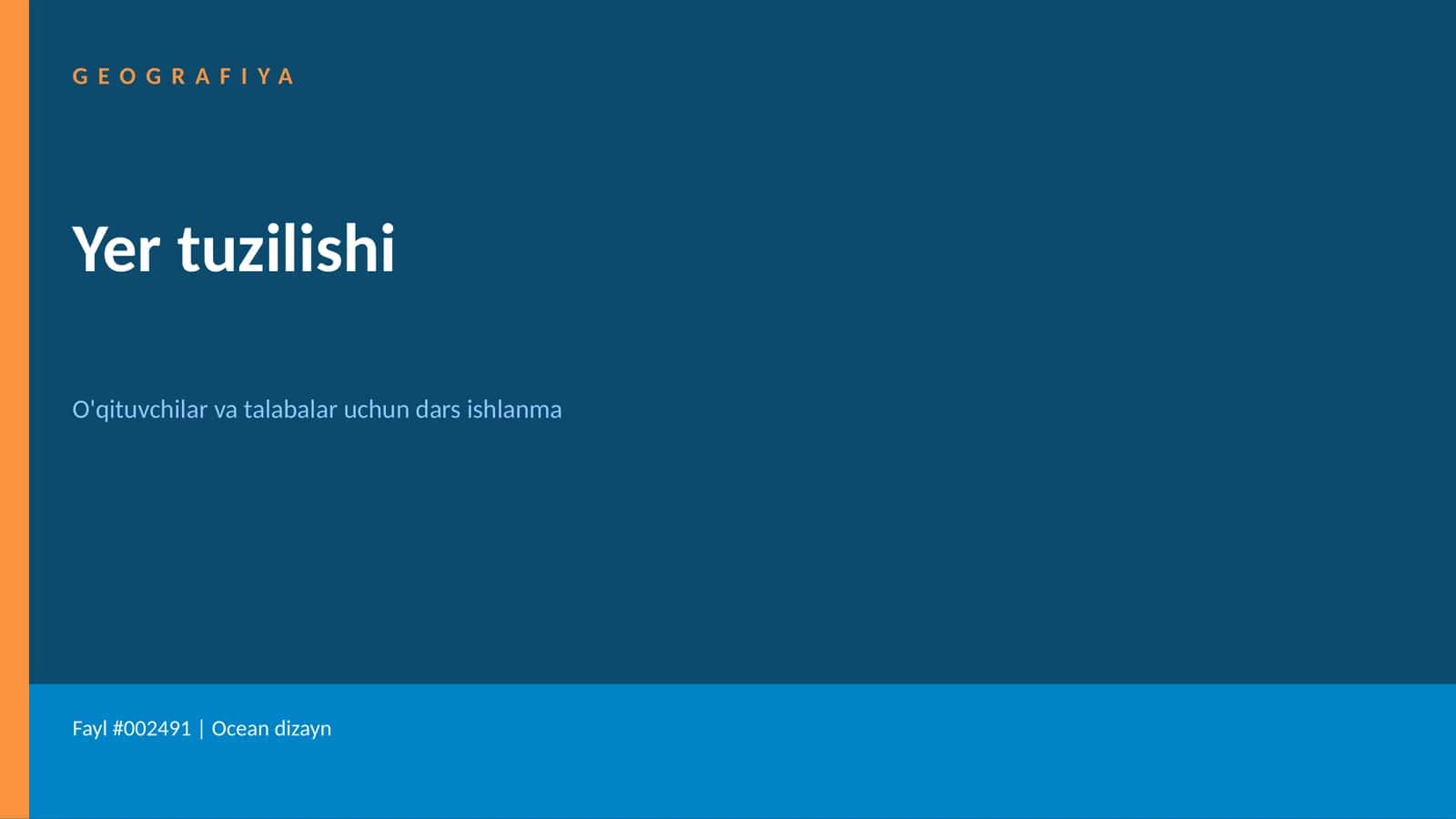 Yer tuzilishi 1