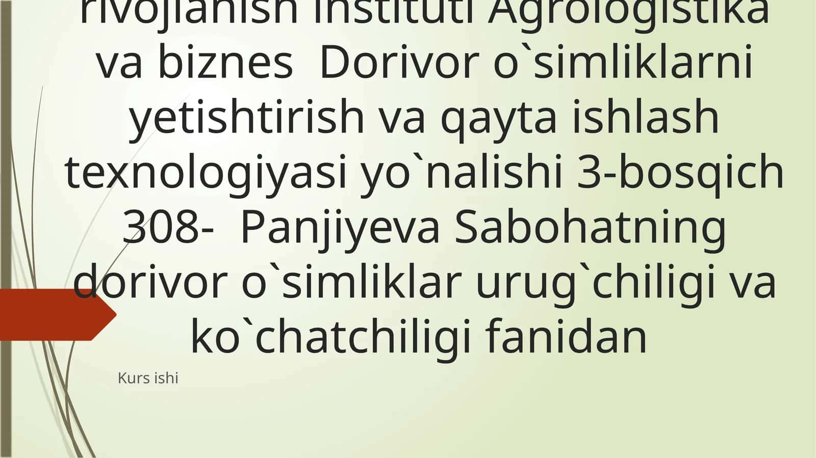 Daraxtsimonaloe'nin bioekologiyasi va urug`chiligi 1
