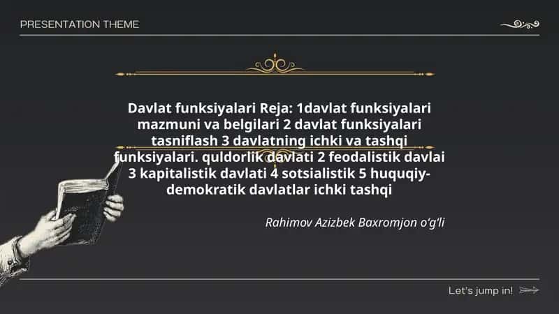 Davlat funksiyalari 1