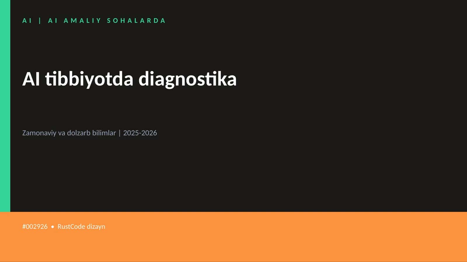 AI tibbiyotda diagnostika 1