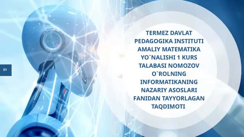 SUN’IY INTELLEKT TUSHUNCHAS 1