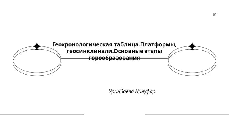 Геохронологическая таблица 1
