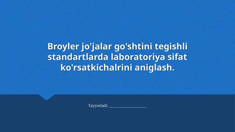 Laboratoriya tekshiruvlari uchun namunalarni tayyorlash va saqlash usullari 1