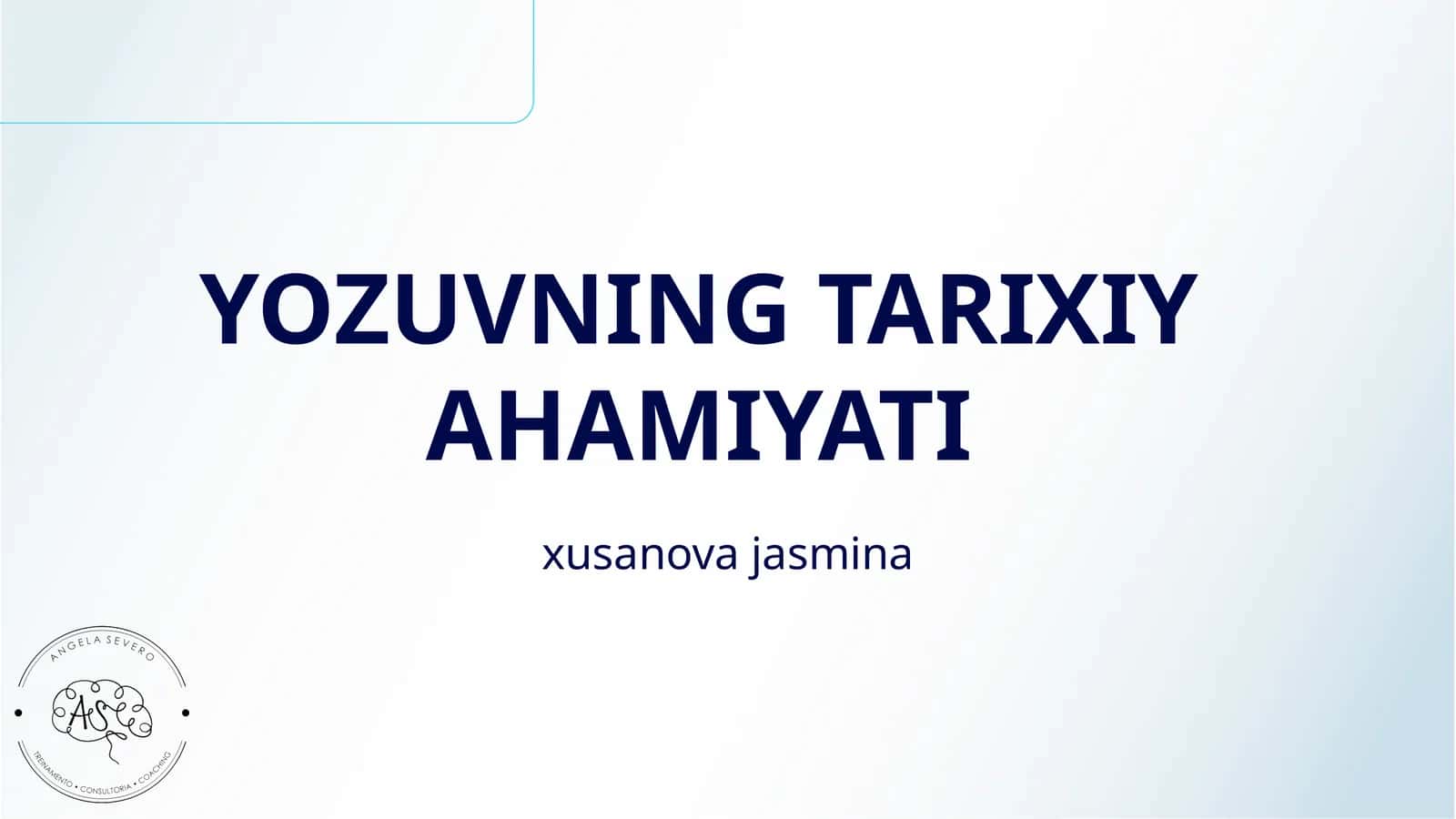YOZUVNING TARIXIY AHAMIYATI 1