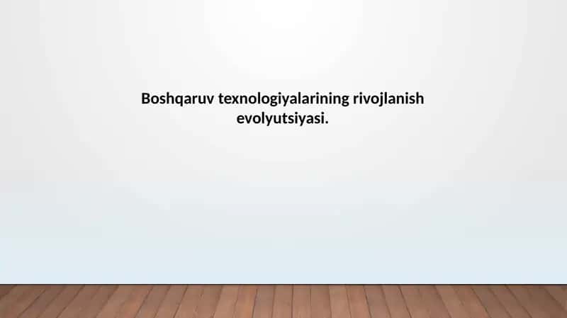Telekommunikatsiya tarmoqlarini boshqarish 1