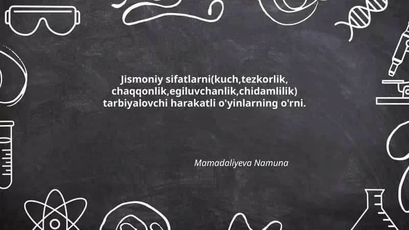 Harakatli O'yinlar Metodikasi 1
