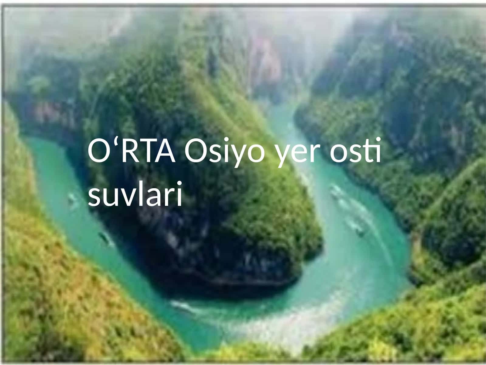 OʻRTAOsiyoyerostisuvlari 1