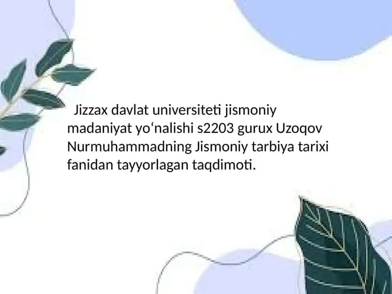 Qadimgi Misr Jismoniy Tarbiya 1