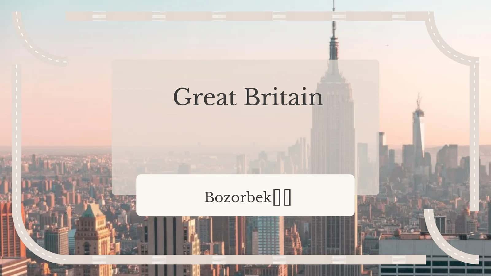 Britaniya tarixi 1