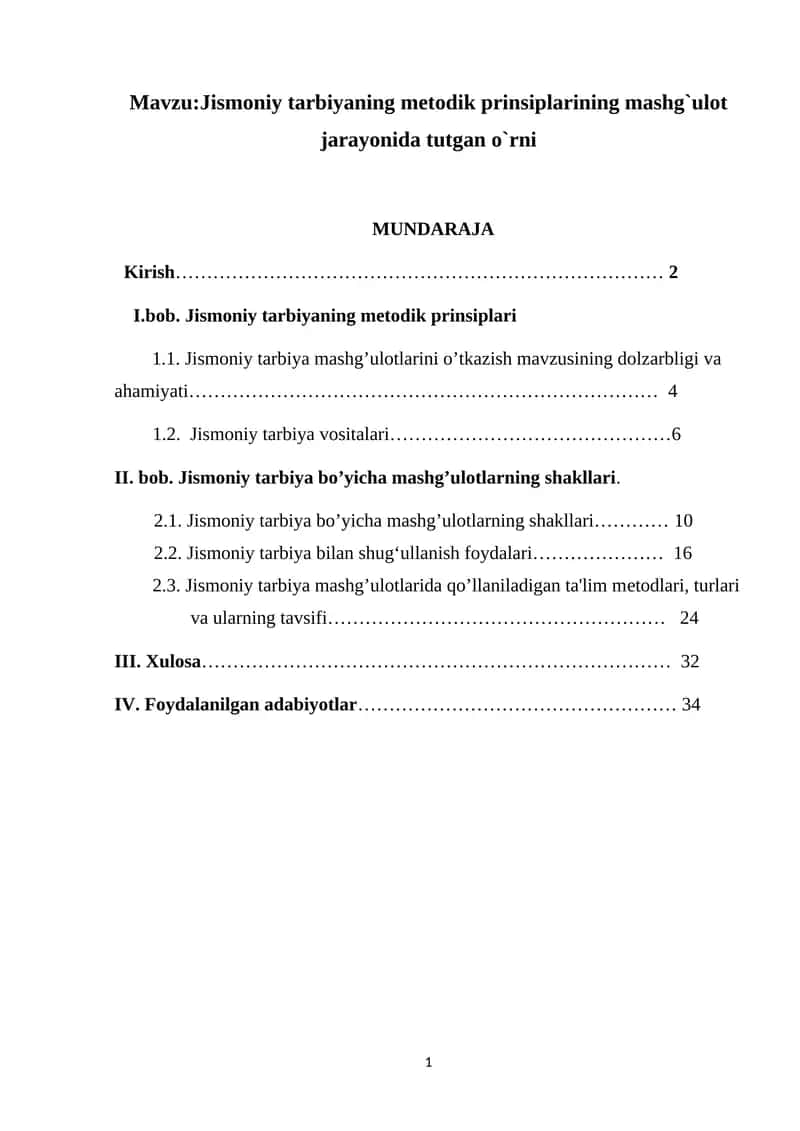Jismoniy tarbiyaning metodik prinsiplari 1