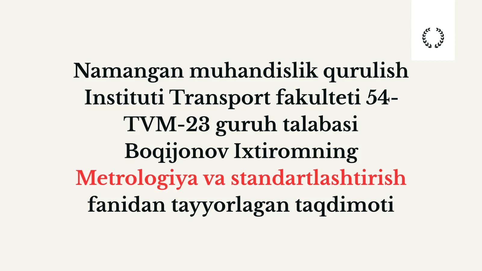 Mashinasozlikda o'zaro almashinuvchanlikning qollanilishi. Joizliklar va o’tqazishlar 1