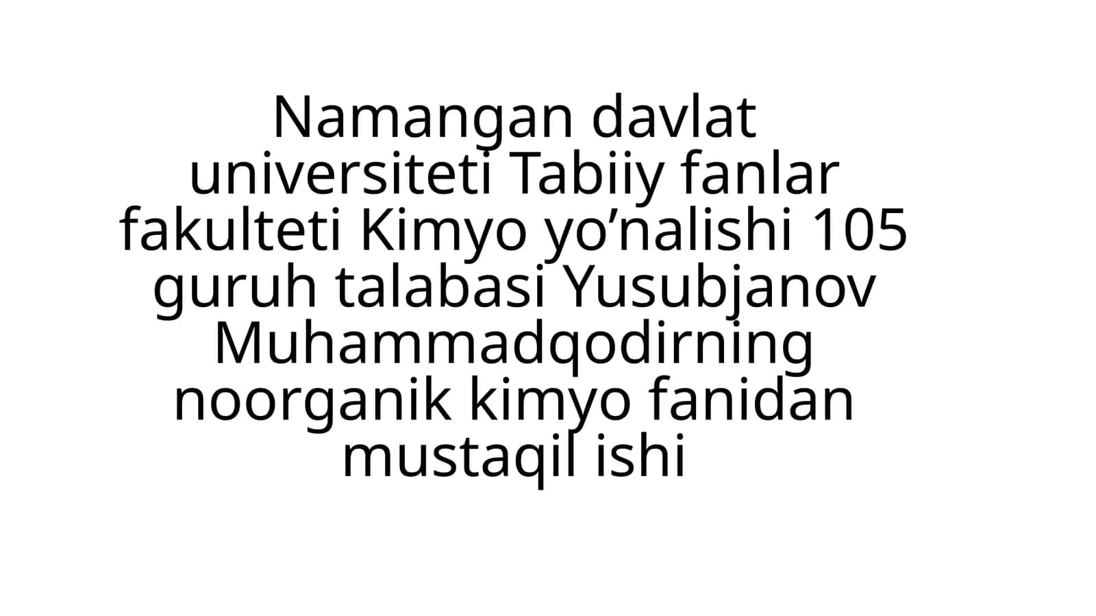 Elektrokimyo 1