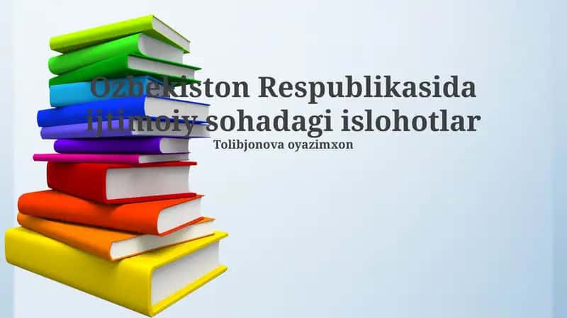 Ta'lim sohasidagi islohotlar 1