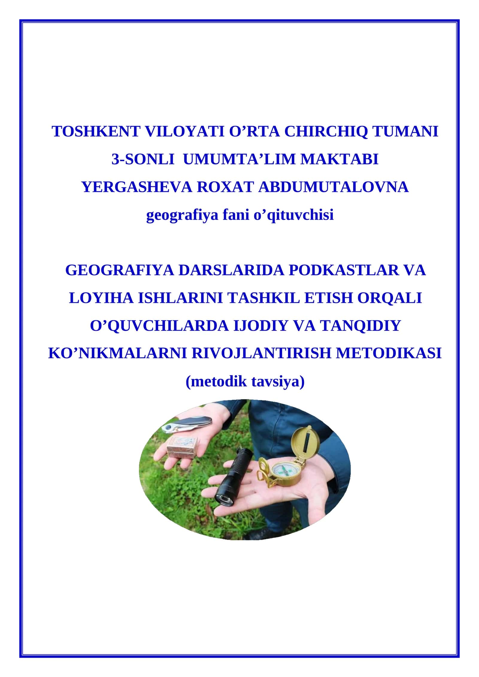 KO’NIKMALARNI RIVOJLANTIRISH METODIKASI 1