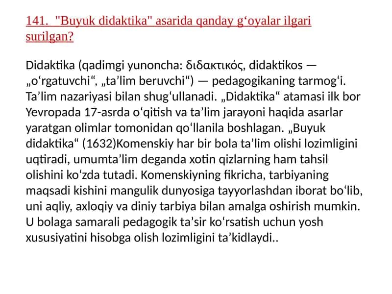 Buyuk didaktika 1