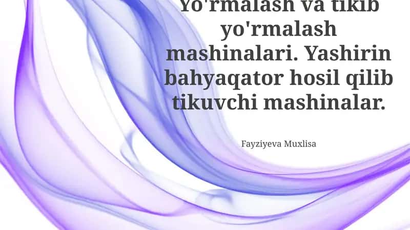 Tikuv Mashinalarining Umumiy Ko'rinishi 1