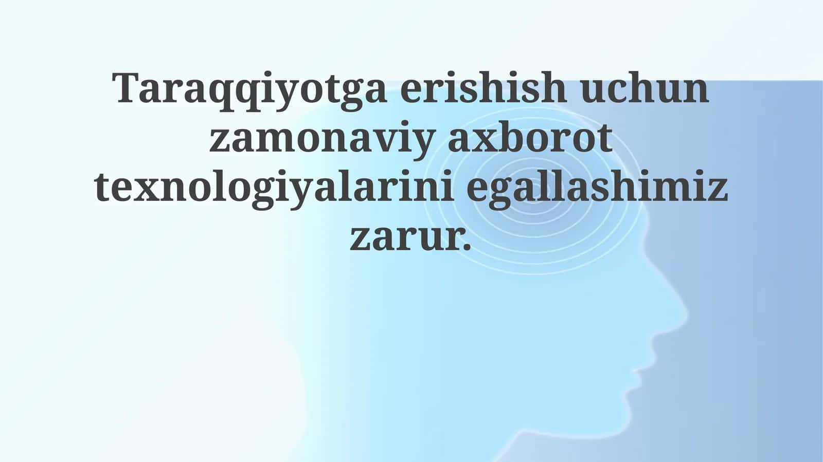 Zamonaviy axborot texnologiyalari: Taraqqiyot kaliti 1