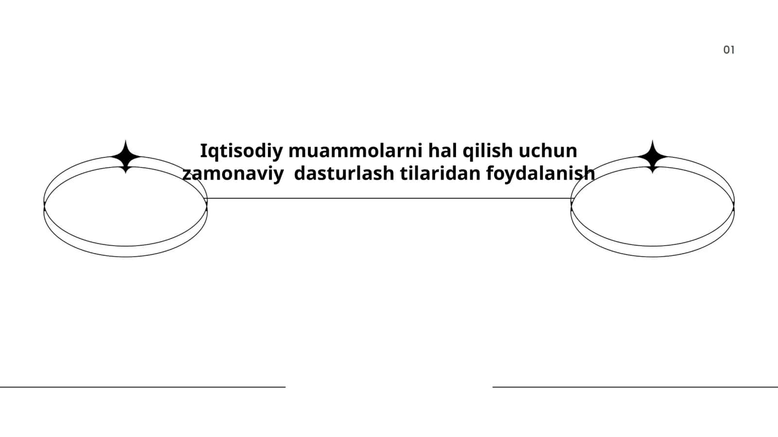 Iqtisodiy muammolarni hal qilish uchun zamonaviy dasturlash tilaridan foydalanish 1