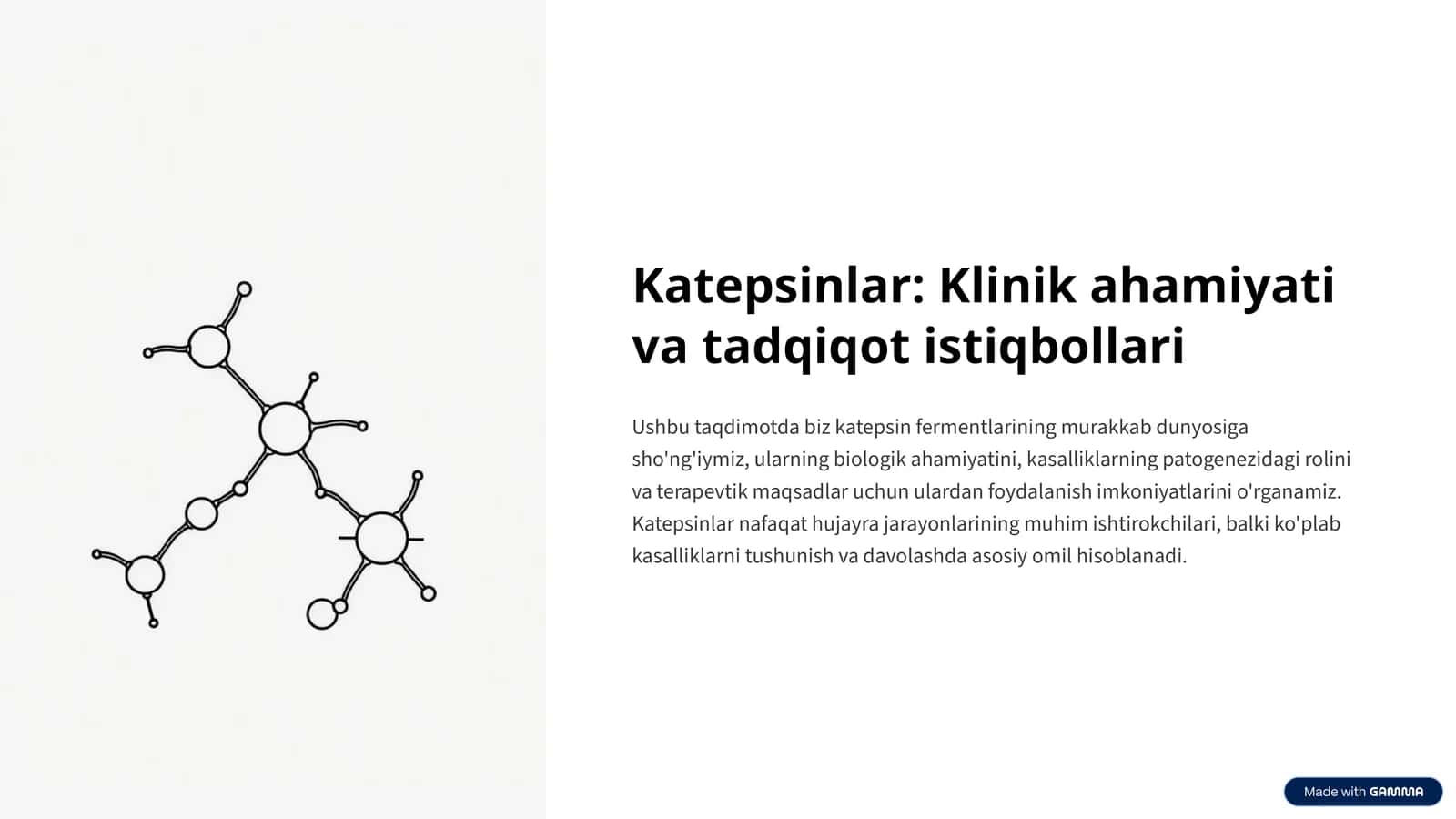 Katepsinlar: Klinik ahamiyati va tadqiqot istiqbollari 1