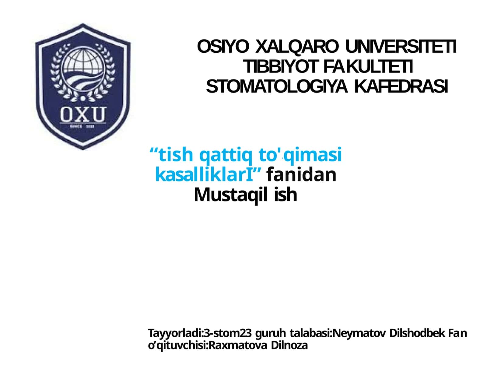 Folikulyar taraqqiyot davridagi nuqsonlar: Emal giperplaziyasi 1