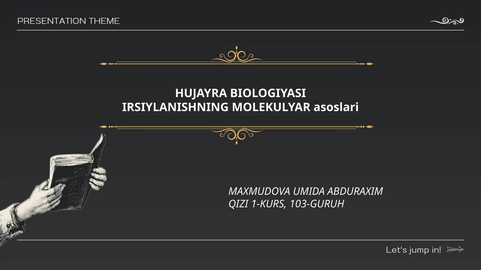 HUJAYRA BIOLOGIYASI 1