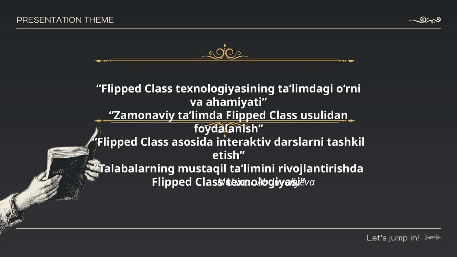 Flipped Class texnologiyasining ta’limdagi o‘rni va ahamiyati 1