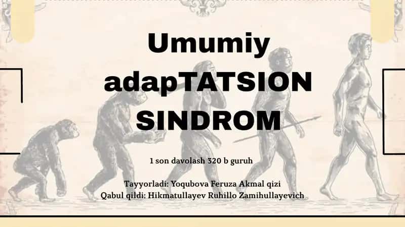Umumiy adaptatsion sindrom 1
