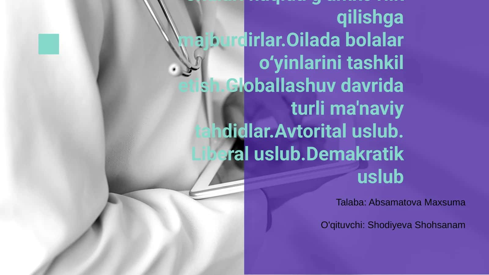 Globallashuv va Ma'naviy Tahdidlar: Yoshlarni Asrash Yoʻllari 1