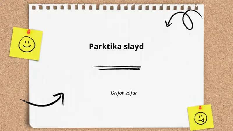 Практика создания заглавного слайда 1