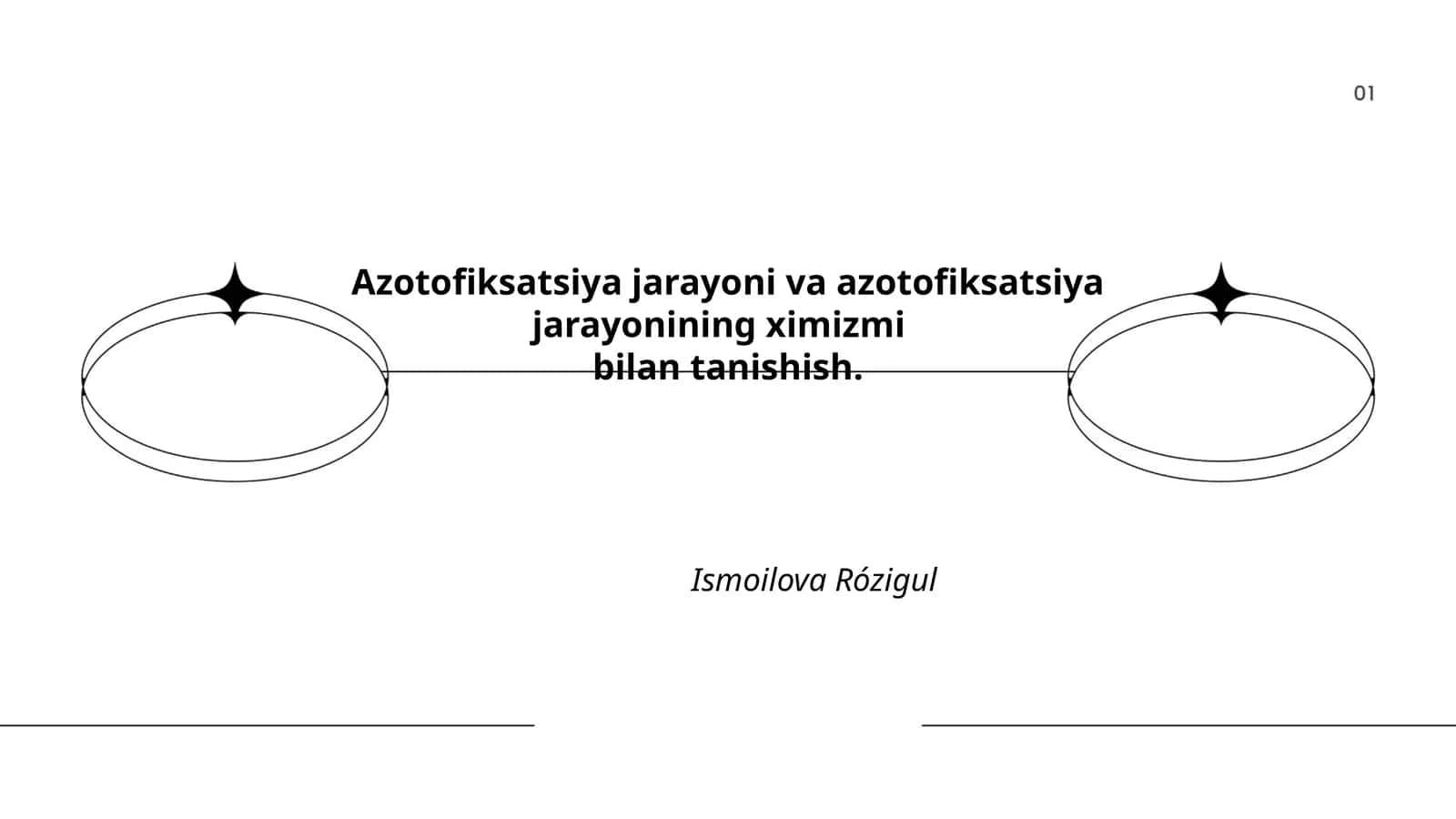 Azotofiksatsiya jarayoni va azotofiksatsiya jarayonining ximizmi bilan tanishish 1