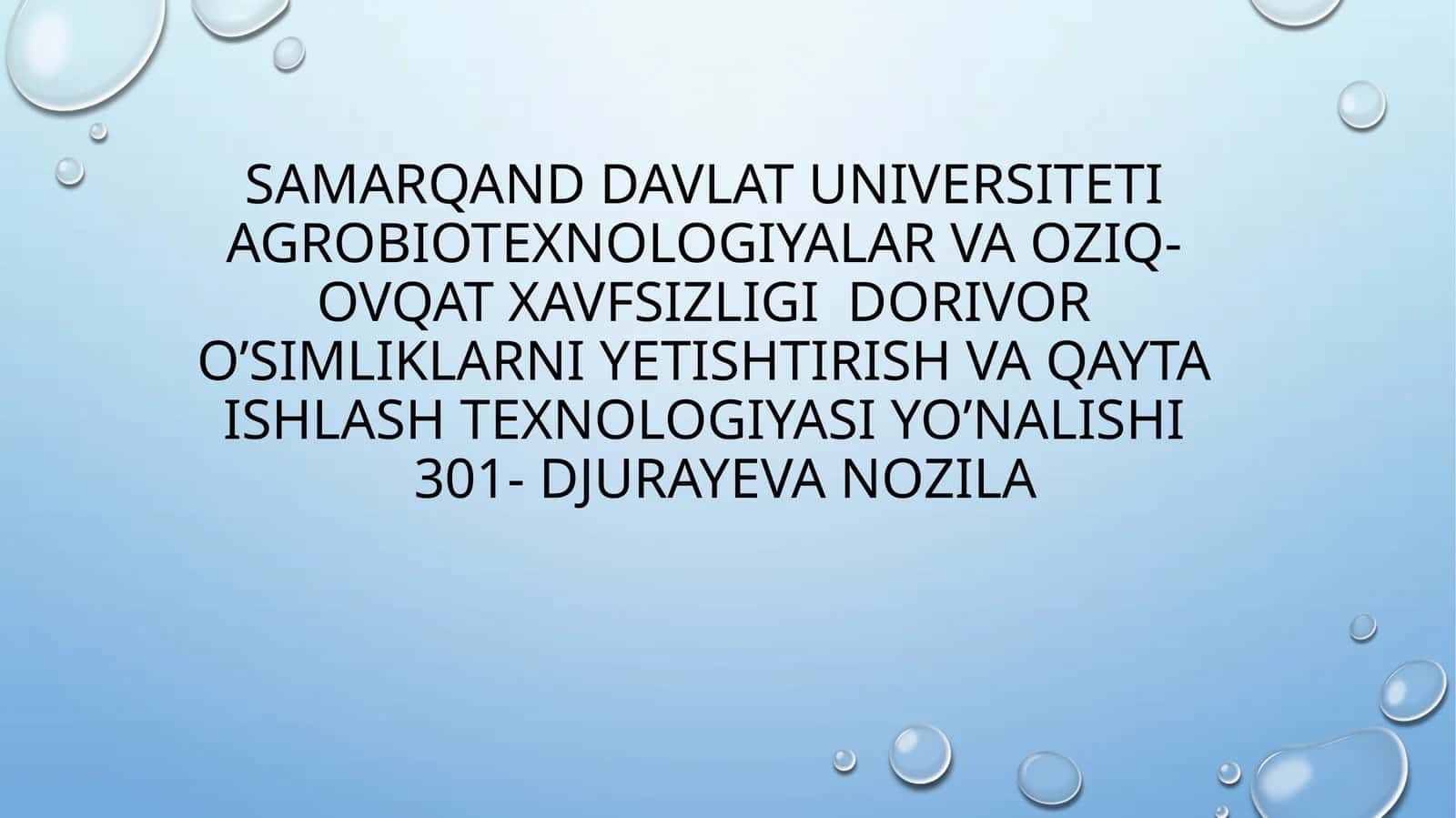 Mavzu: Favqulotdavaziyatlar, ularning turlari va xususiyatlari 1