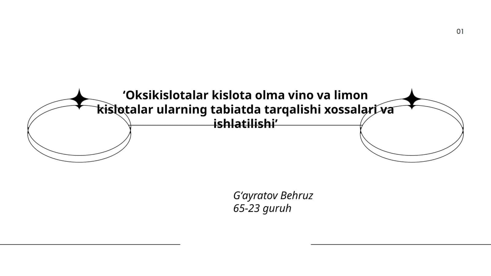 Oksikislotalar kislota olma vino va limon kislotalar ularning tabiatda tarqalishi xossalari va ishlatilishi 1
