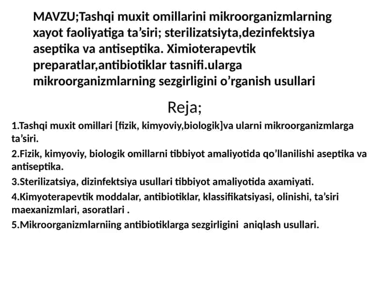 Tashqi muxit omillari 1