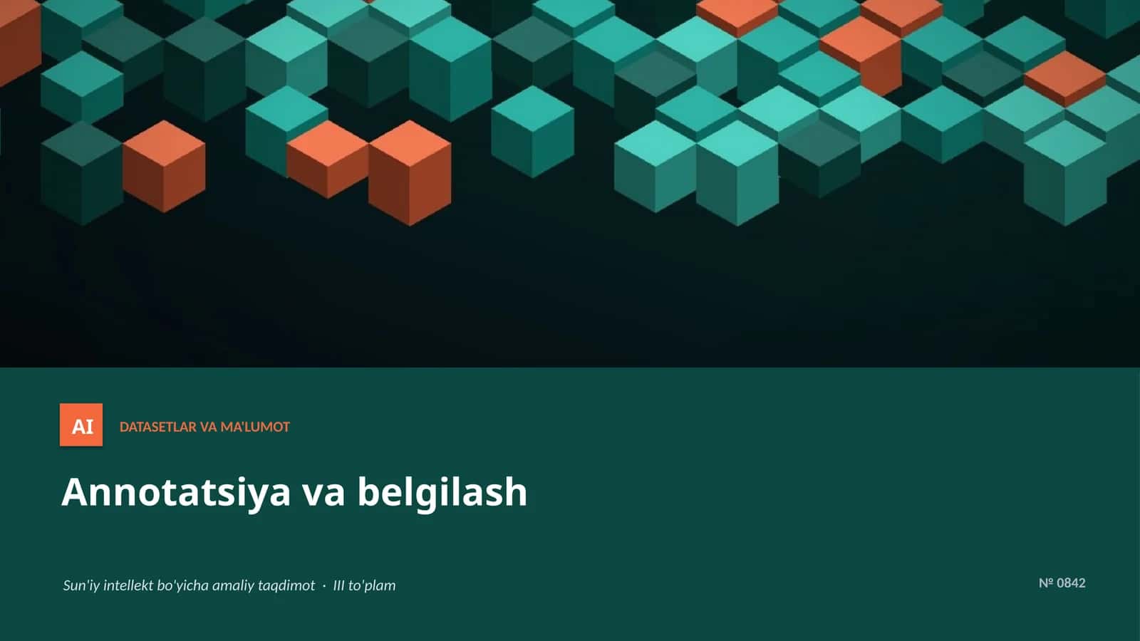 Annotatsiya va belgilash 1