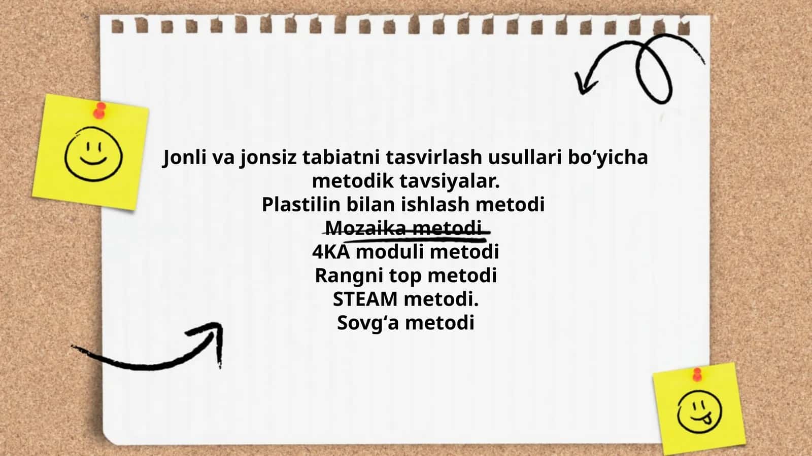Jonli va jonsiz tabiatni tasvirlash usullari boʻyicha metodik tavsiyalar 1