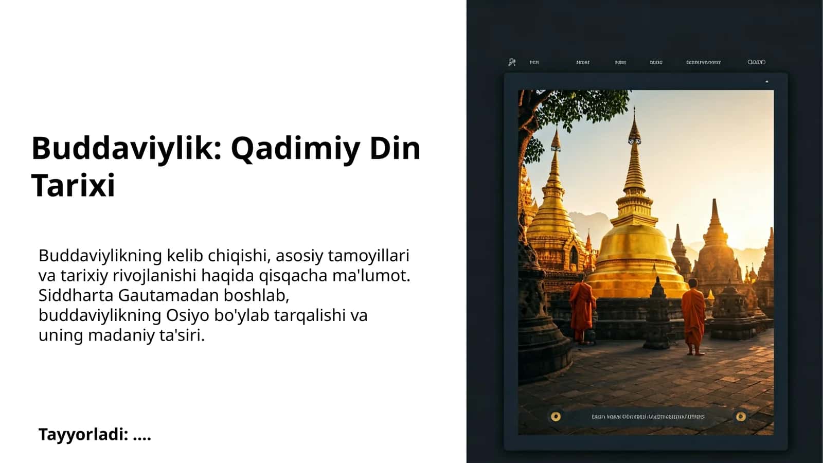 Buddaviylik: Qadimiy Din Tarixi 1