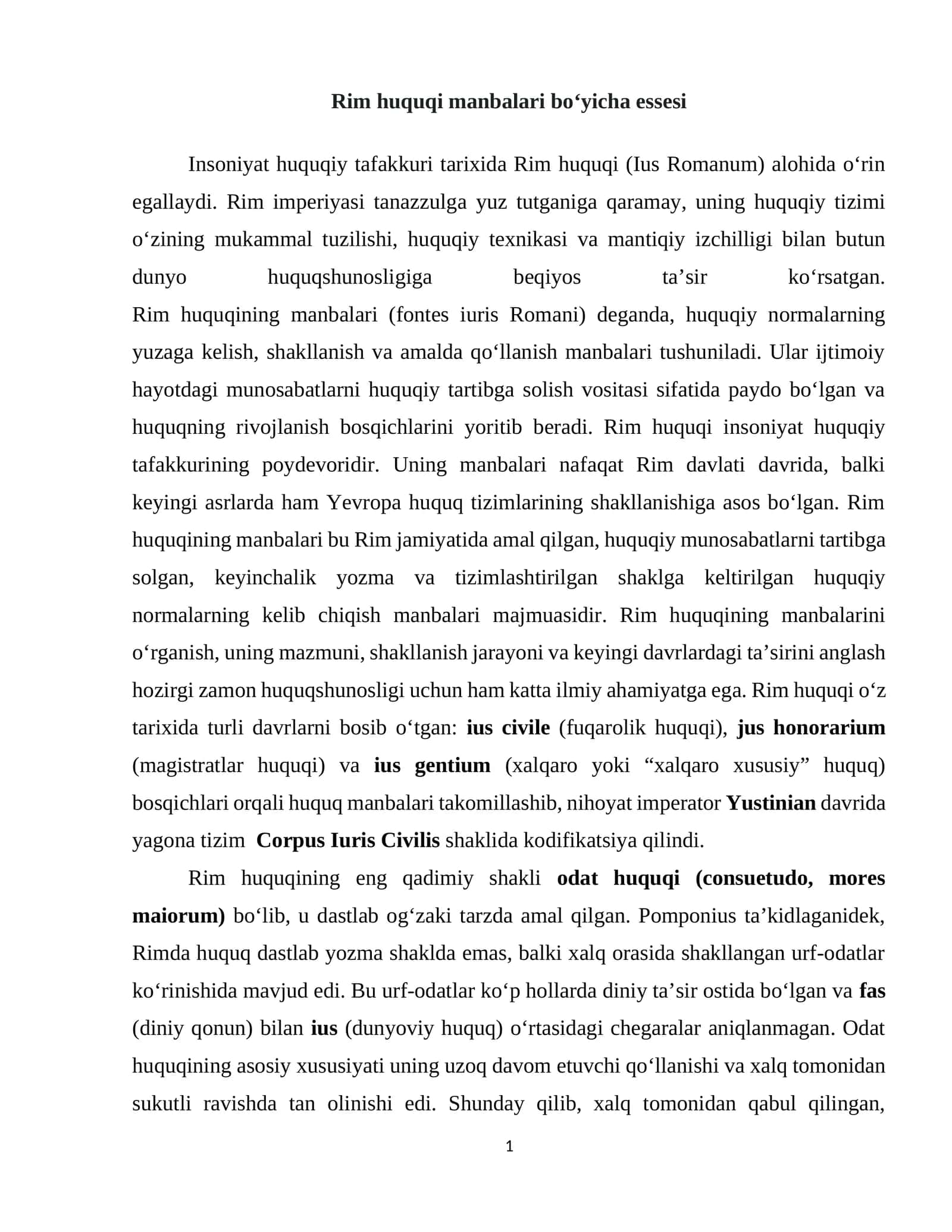 RIM HUQUQI MANBALARI 1