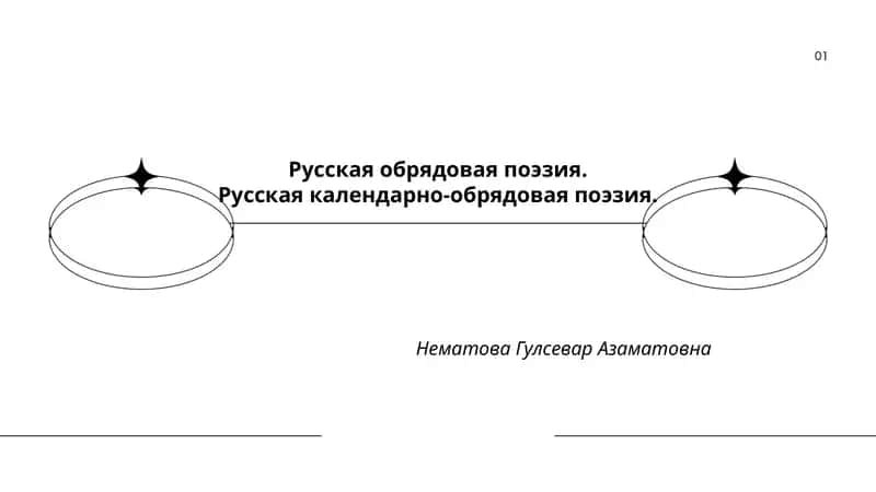 Русская обрядовая поэзия 1