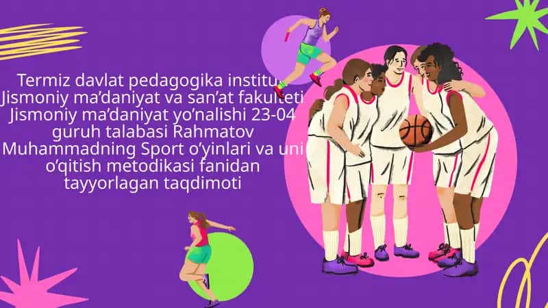 Sport o'yinlarida o'quv mashg'ulotlarini nazorat qilish va baholash usullari 1