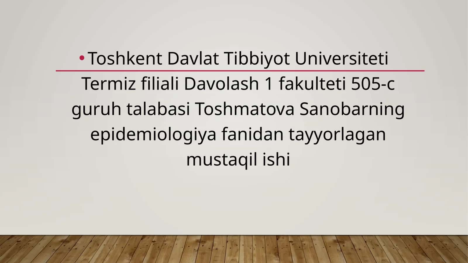 Gospital infeksiyalar: infeksiya manbai, tarqalish yo‘llari va omillari. Kasalxona ichi infeksiyalarining (KII) etiologik tarkibi. 1